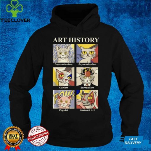 Cute Artistic Cat Cat Art History Cute Cat Painting Shirt