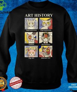 Cute Artistic Cat Cat Art History Cute Cat Painting Shirt