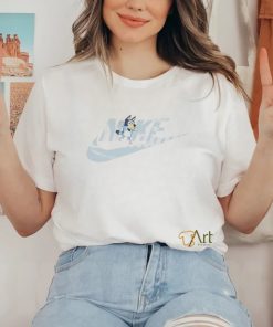 Cute Bluey Cartoon Nike Logo shirt