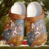 Cute Chihuahua Leather Zipper Chihuahua Lover Dog Crocs Shoes