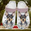 Cute Chihuahua Painting Watercolor Art Puppy Crocs Daisy Style