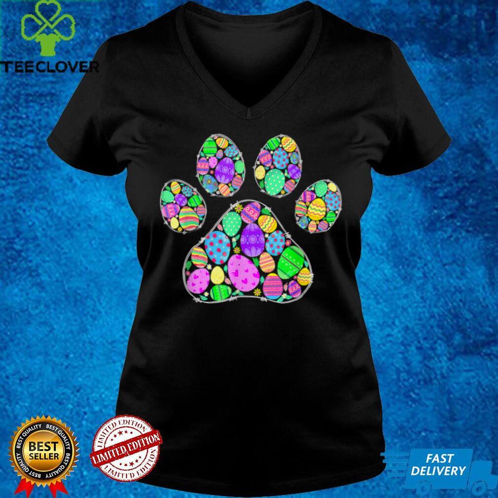 Cute Colorful Easter Eggs Dog Cat Paw Lover Happy Easter Day T Shirt B09VX22554 Cute Colorful Easter Eggs Dog Cat Paw Lover Happy Easter Day T Shirt B09VX22554