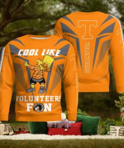 Cute Cool Like Tennessee Volunteers Fan Bart Simpson Dab Ugly Christmas Sweater