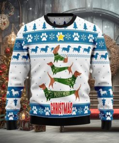 Cute Dachshund Ugly Christmas Sweater For Men And Women
