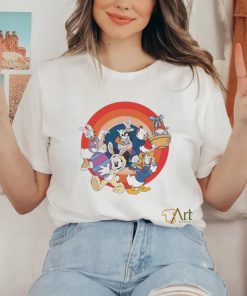 Cute Disney Family Easter Eggs Bunny rainbow shirt