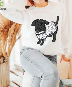 Cute Dog in Christmas Winter Snowflake T Shirt 1 Cute Dog in Christmas Winter Snowflake T Shirt