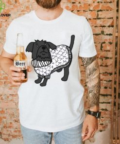 Cute Dog in Christmas Winter Snowflake T Shirt 2 Cute Dog in Christmas Winter Snowflake T Shirt