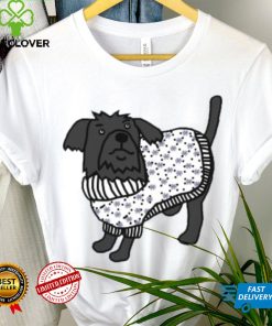 Cute Dog in Christmas Winter Snowflake T Shirt 3 Cute Dog in Christmas Winter Snowflake T Shirt