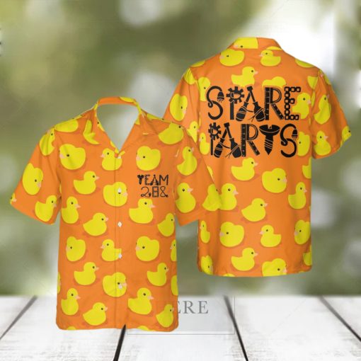 Cute Duck Pattern Hawaiian Shirt Idea Summer Gift For Men And Women