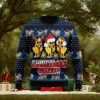 Quiktrip Custom Name White Design Logo Reindeer Ugly Christmas Sweater