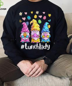 Cute Easter Day Gnome Love Lunch Lady T hoodie, sweater, longsleeve, shirt v-neck, t-shirt