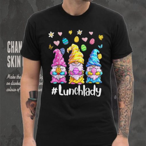 Cute Easter Day Gnome Love Lunch Lady T hoodie, sweater, longsleeve, shirt v-neck, t-shirt