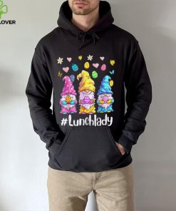 Cute Easter Day Gnome Love Lunch Lady T hoodie, sweater, longsleeve, shirt v-neck, t-shirt