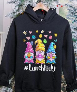 Cute Easter Day Gnome Love Lunch Lady T hoodie, sweater, longsleeve, shirt v-neck, t-shirt