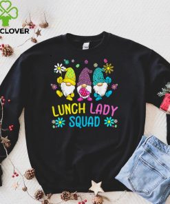 Cute Easter Day Gnome Love Lunch Lady Women Matching T Shirt B09VX853FY