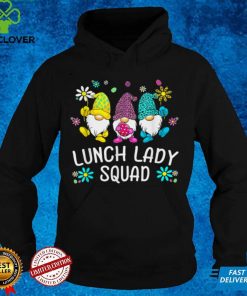 Cute Easter Day Gnome Love Lunch Lady Women Matching T Shirt B09VXNYR58