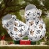 Custom Name Dachshund Hibiscus Dog Crocs for Dachshund Fans