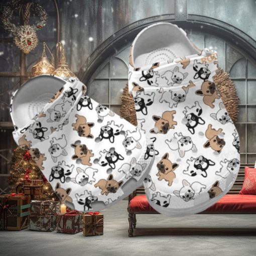 Cute French Bulldog Crocs Classic Clogs for Bulldog Fans