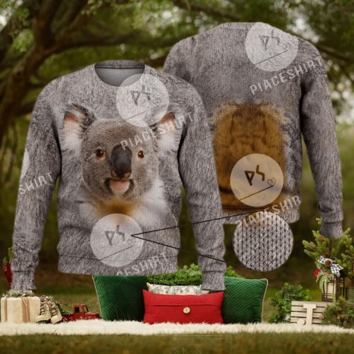 Cute Funny Koala Wild Animal Koala Bear 3D Full Print Ugly Sweater Christmas Gift Sweater