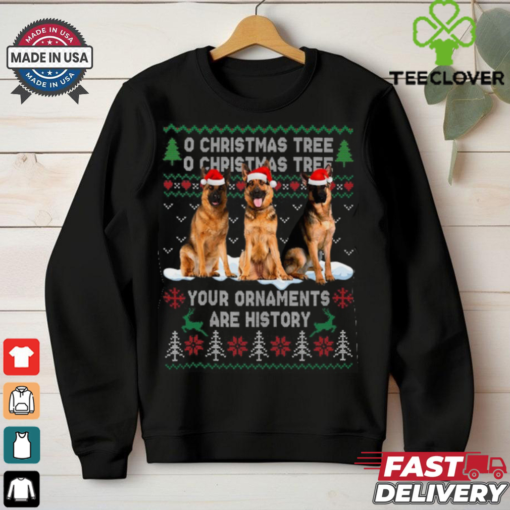 Cute German Shepherd Dog Oh Christmas Tree Xmas German Shepherd T Shirt Cute German Shepherd Dog Oh Christmas Tree Xmas German Shepherd T Shirt