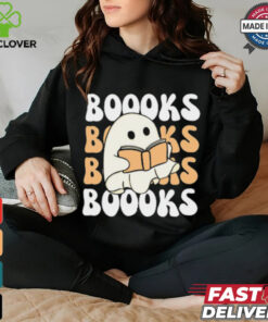 Cute Ghost Reading T Shirt