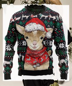 Cute Goat Christmas Graphic Sweater