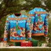Grateful Dead Skeleton Playing Guitar Christmas Gift Xmas For Christmas Gifts Ugly Christmas Holiday Sweater