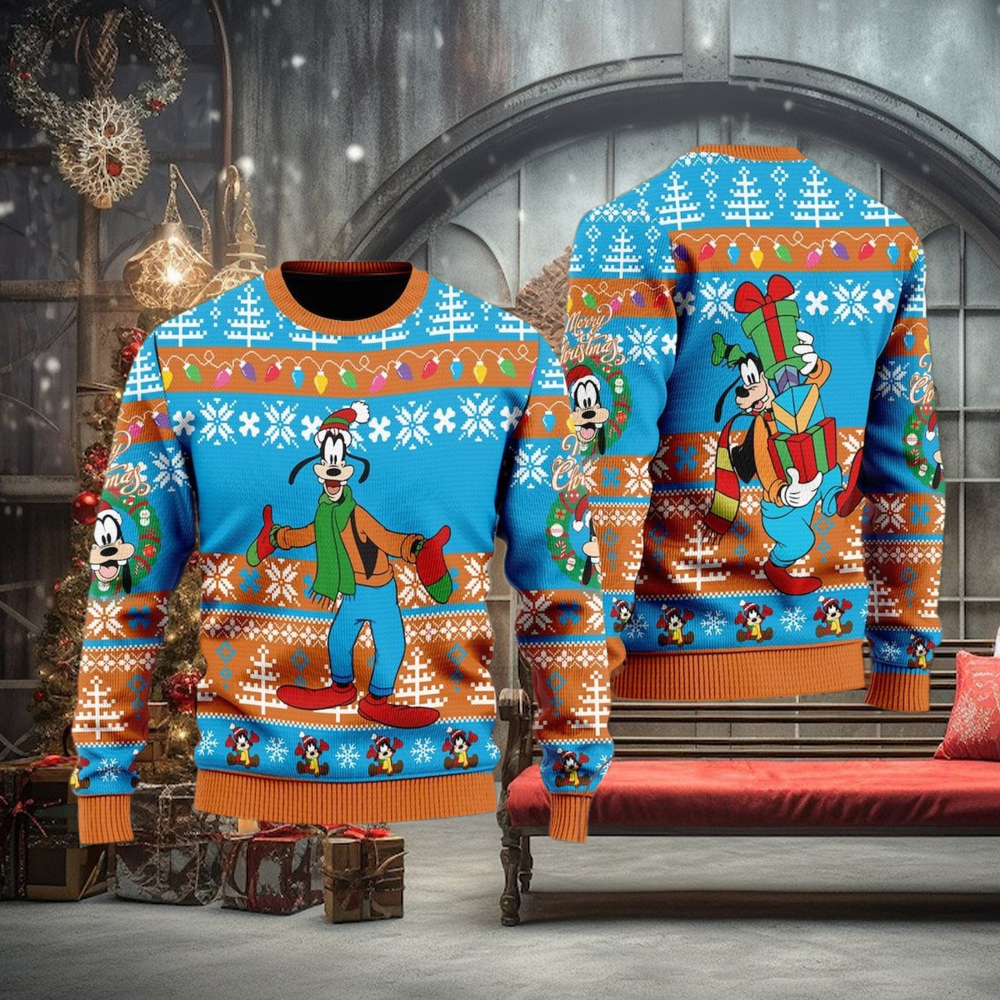 Cute Goofy Dog Ugly Christmas Sweater Cute Goofy Dog Ugly Christmas Sweater