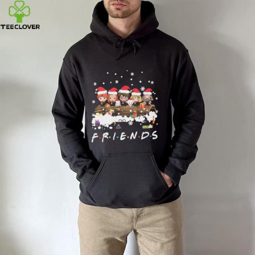 Cute Harry Potter Character With Friend’s Christmas Shirt