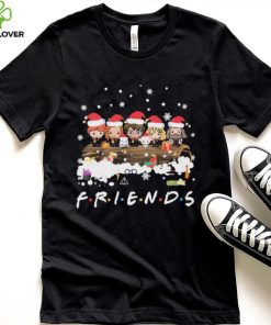 Cute Harry Potter Character With Friend’s Christmas Shirt