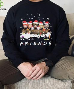 Cute Harry Potter Character With Friend’s Christmas Shirt