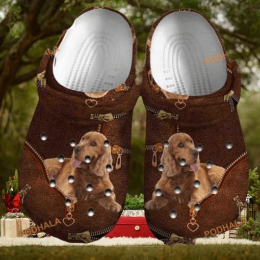 Cute Irish Setter Print Dog Lover Gift Puppy Crocs Shoes