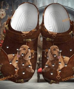 Cute Irish Setter Print Dog Lover Gift Puppy Crocs Shoes