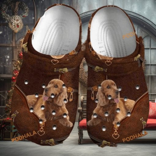 Cute Irish Setter Print Dog Lover Gift Puppy Crocs Shoes