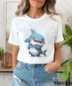 Cute Kawaii Animal Cartoon Shark T Shirt