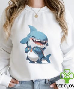 Cute Kawaii Animal Cartoon Shark T Shirt 2 Cute Kawaii Animal Cartoon Shark T Shirt