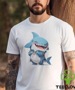 Cute Kawaii Animal Cartoon Shark T Shirt 3 Cute Kawaii Animal Cartoon Shark T Shirt