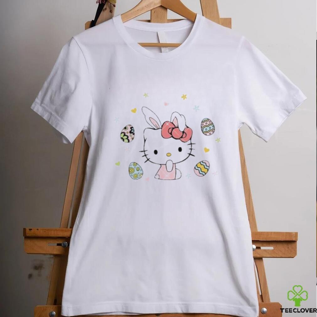 Cute Kitty Cat and eggs flowers Easter heart shirt Cute Kitty Cat and eggs flowers Easter heart shirt