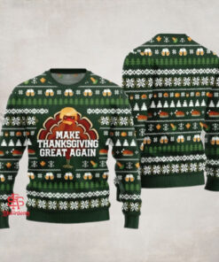 Cute Make Thanksgiving Great Again Ugly Sweater