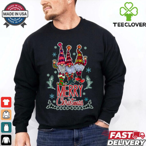 Cute Merry Christmas Gnomes T Shirt