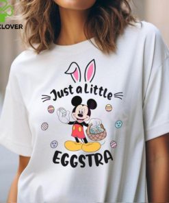 Cute Mickey Just A Little Eggstra shirt