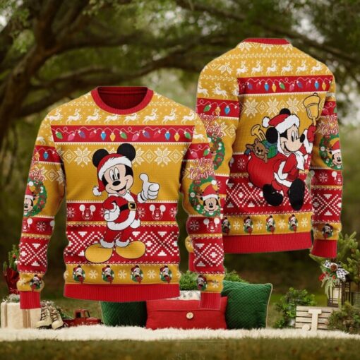 Cute Mickey Mouse Christmas Sweater