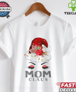 Cute Mom Claus Retro Santa Claus Happy Merry Christmas T Shirt