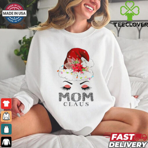Cute Mom Claus Retro Santa Claus Happy Merry Christmas T Shirt