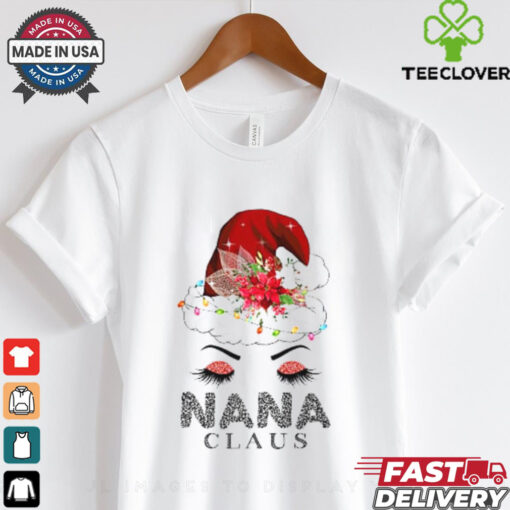 Cute Nana Claus Retro Santa Claus Happy Merry Christmas T Shirt