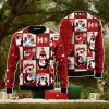 Green Bay Packers Grinch Snowflake Pattern Ugly Sweater Christmas