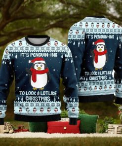 Cute Penguin Ugly Christmas Sweater Funny Gift For Men And Women Family Holidays