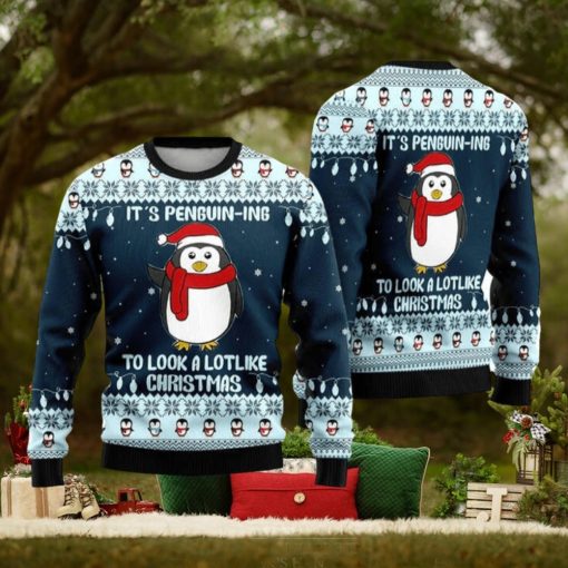 Cute Penguin Ugly Christmas Sweater Funny Gift For Men And Women Family Holidays