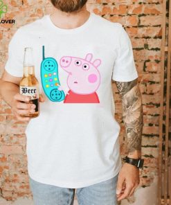 Cute Pepa Phone Funny Pig Design Unisex Sweatshirt