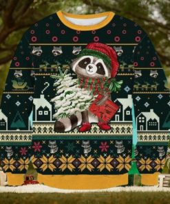 Cute Raccoon Ugly Christmas Sweater Special Gift For Loved Ones